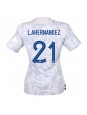 Billige Frankrike Lucas Hernandez #21 Bortedrakt Dame VM 2022 Kortermet